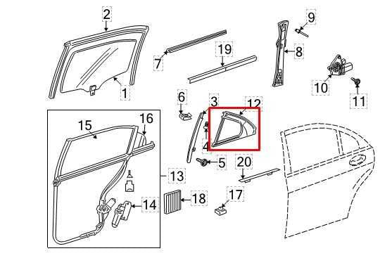 2007-2013 Mercedes-Benz S550 Rear Right Door Quarter Window Glass 221-730-24-20 - Alshned Auto Parts