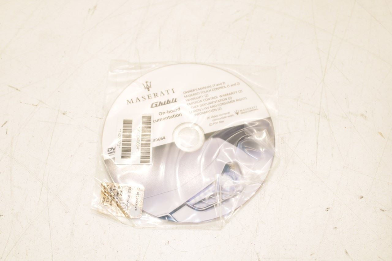 2016 Maserati Ghibli S Q4 Owners Welcome Booklet Set with Case R73127 - Alshned Auto Parts