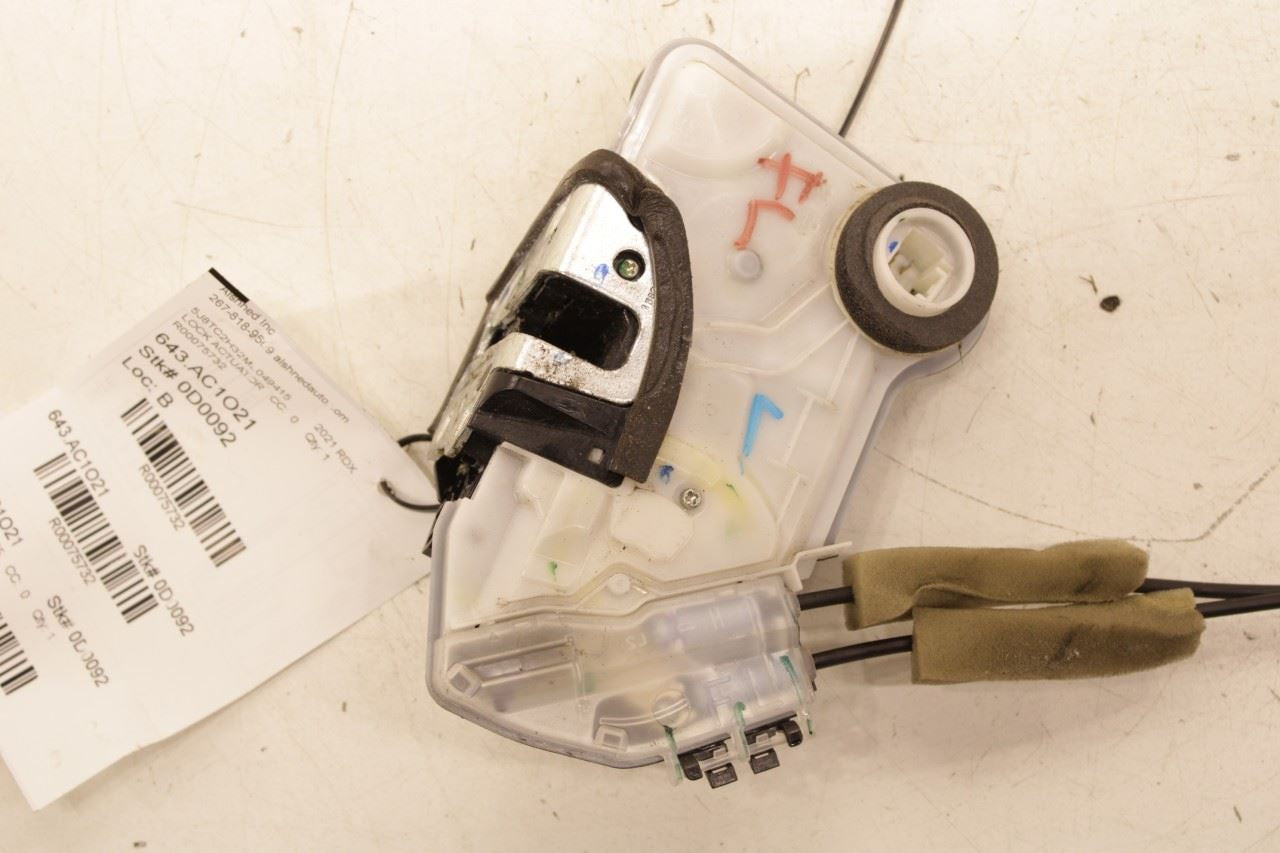 2019-25 Acura RDX SH-AWD Front Left Side Door Lock Latch Actuator 72150-TJB-A01 - Alshned Auto Parts