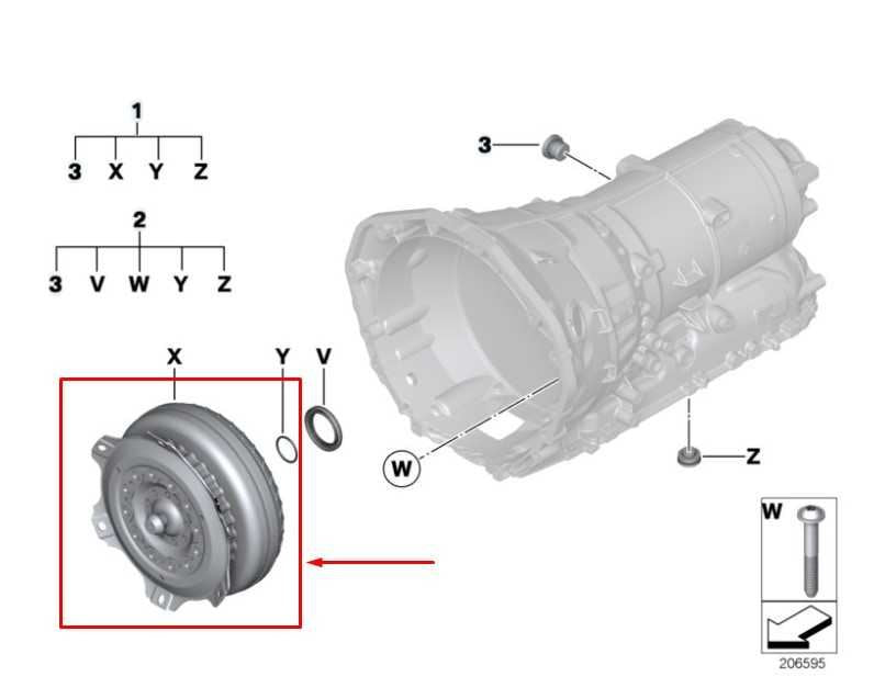 2013-15 BMW 750I xDrive 4.4L Automatic Transmission Torque Converter 24407544926 - Alshned Auto Parts
