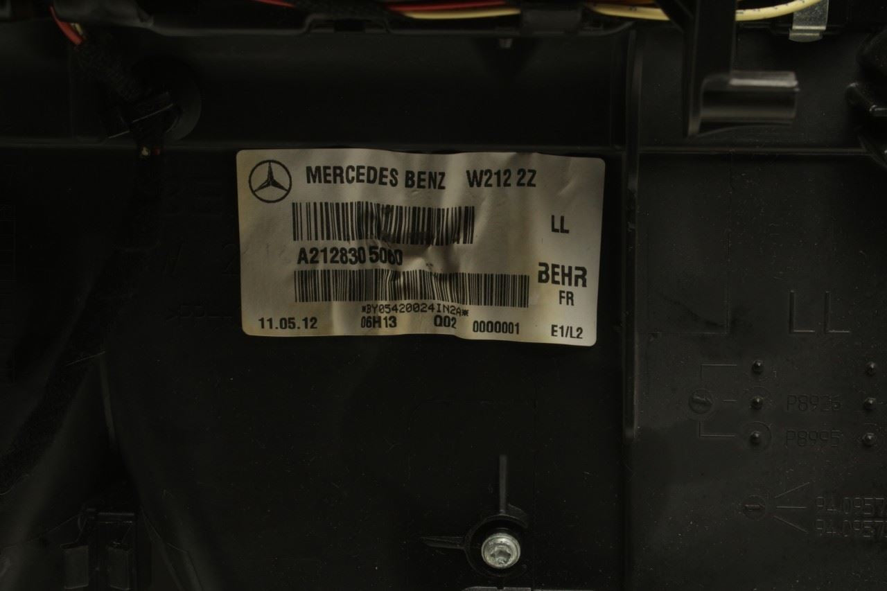 10-16 Mercedes-Benz E350 Sport 4Matic HVAC Heater Blower Housing Box 2128305060 - Alshned Auto Parts