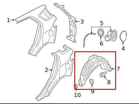 18-22 Ford Ecosport SE Rear Right Passenger Side Wheelhouse Liner Splash Shield - Alshned Auto Parts