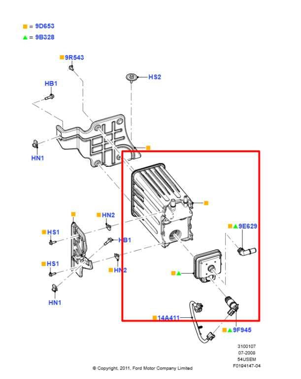 2007-2014 Lincoln Navigator 5.4L Fuel Vapor Evaporator Emission Canister *ReaD*1