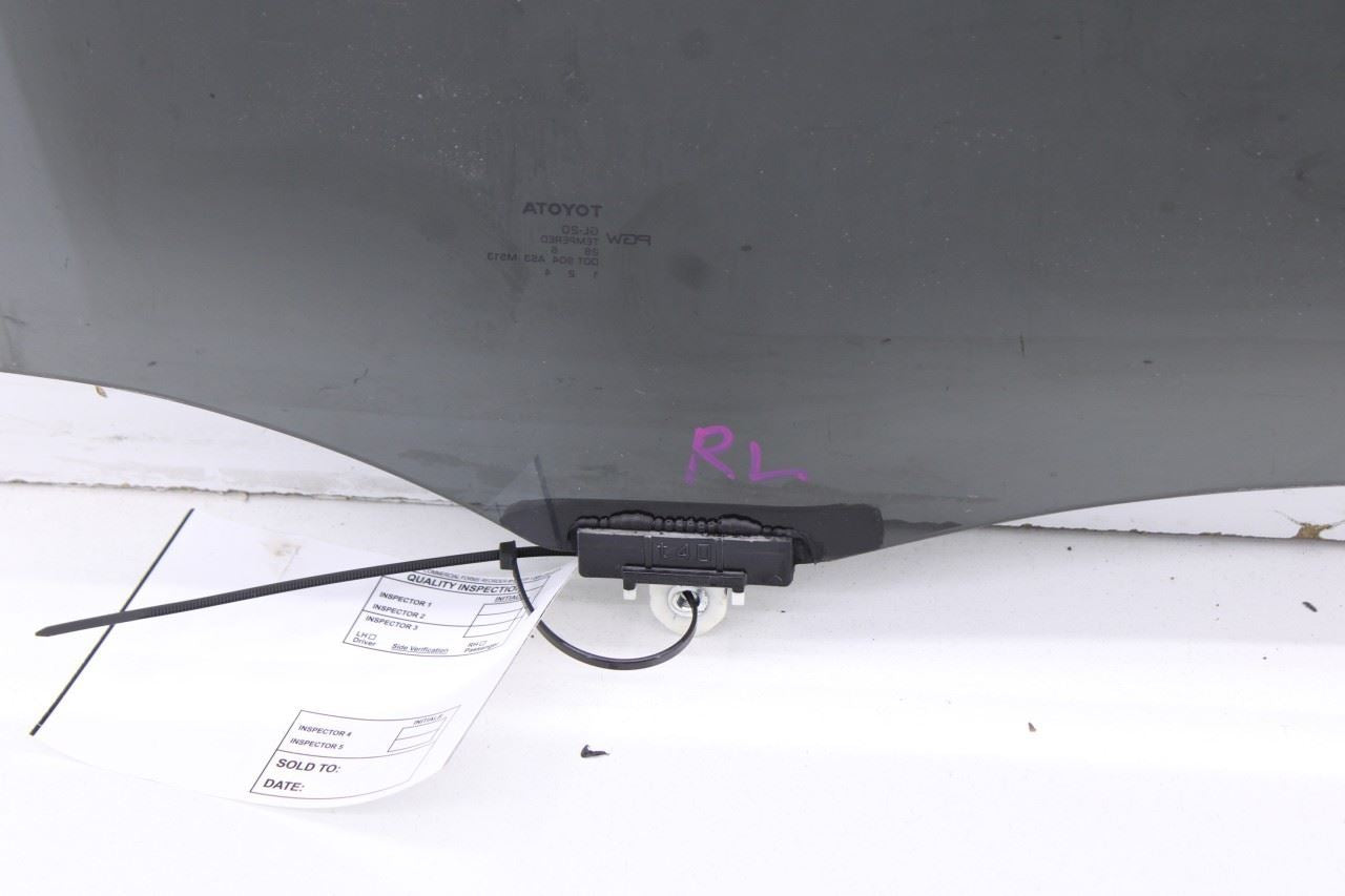 2011-2020 Toyota Sienna LE Rear Left Driver Side Door Window Glass 62760-08051 - Alshned Auto Parts