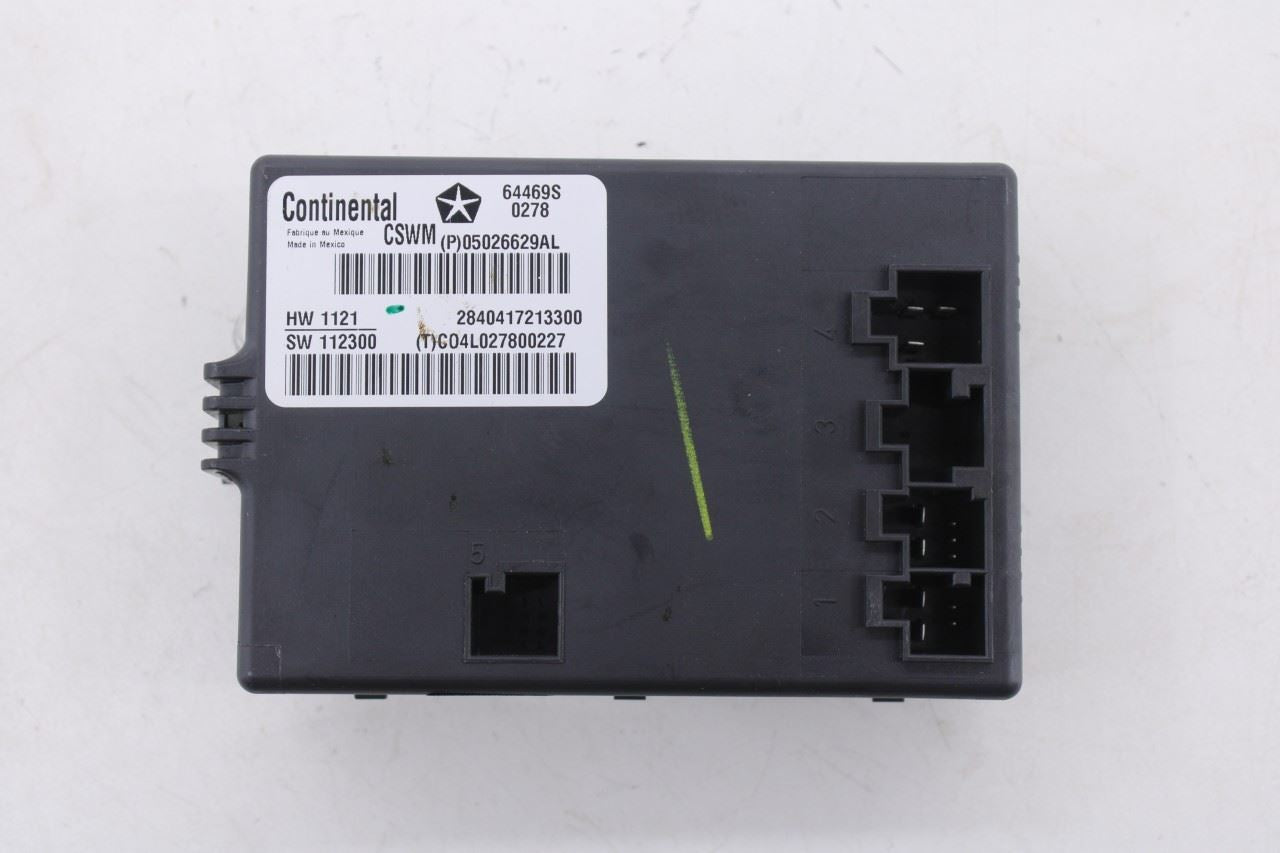 2011-2020 Dodge Grand Caravan GT Heated Seat Computer Control Module 5026629AL 0