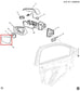 18-24 Chevrolet Equinox LT FWD Front Passenger Right Side Rear View Mirror Glass1