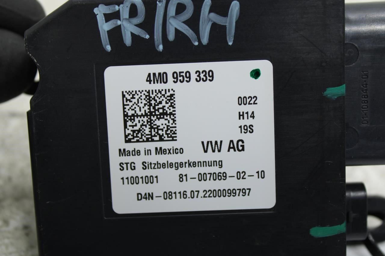 2019-2024 Audi Q3 Audi Q3 S Line FR RH Seat Occupant Sensor Module 4M0-959-339 - Alshned Auto Parts