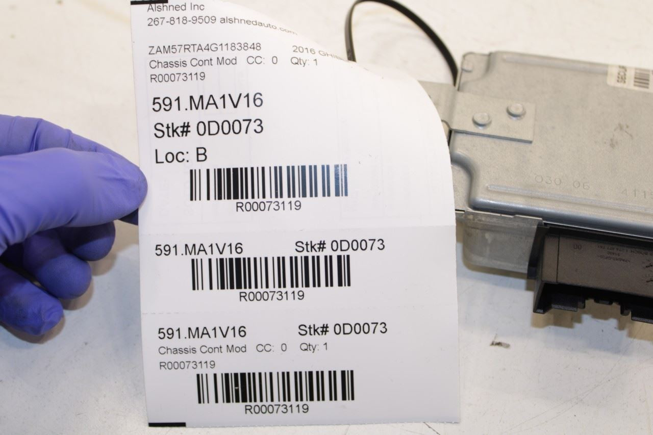 14-18 Maserati Ghibli S Q4 3.0L Voltage Stabilizer Power Inverter Control Module - Alshned Auto Parts