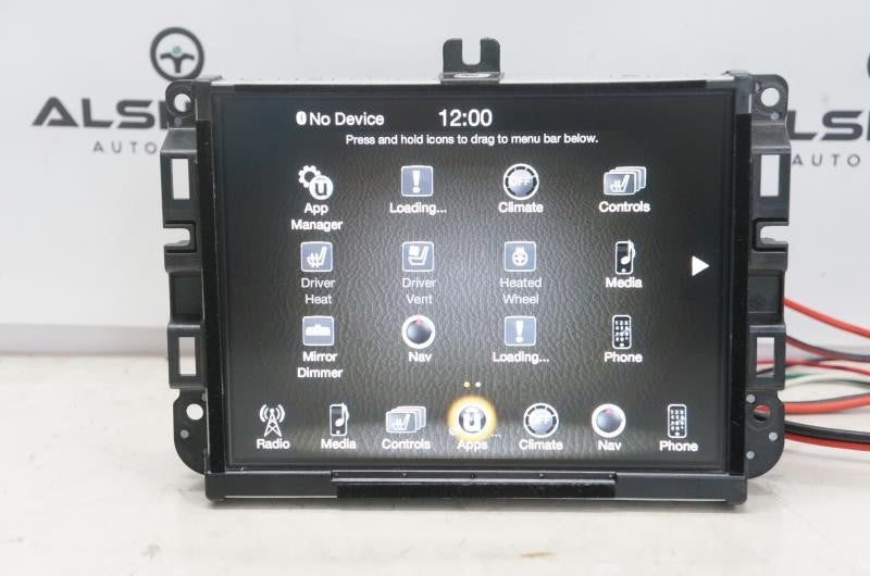 2014 Ram 1500 8.4'' Display Uconnect Navigation Radio Receiver 68224525AH OEM - Alshned Auto Parts