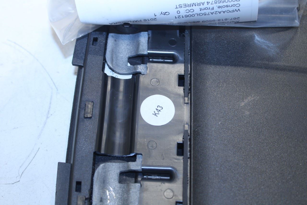 2010-2016 Porsche Panamera 4 3.6L AWD Center Console Armrest Storage Lid Cover - Alshned Auto Parts
