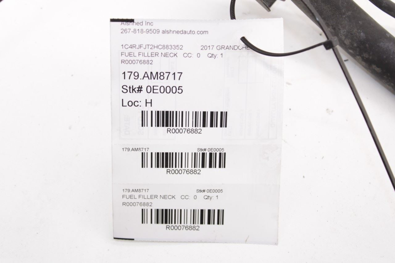16-21 Jeep Grand Cherokee Summit 5.7L Fuel Filler Neck Hose Tube Pipe 68250911AE - Alshned Auto Parts