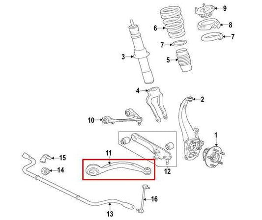 2017-20 Jaguar XE R-Dynamic S Front Left Driver Side Lower Control Arm T2H24313 - Alshned Auto Parts