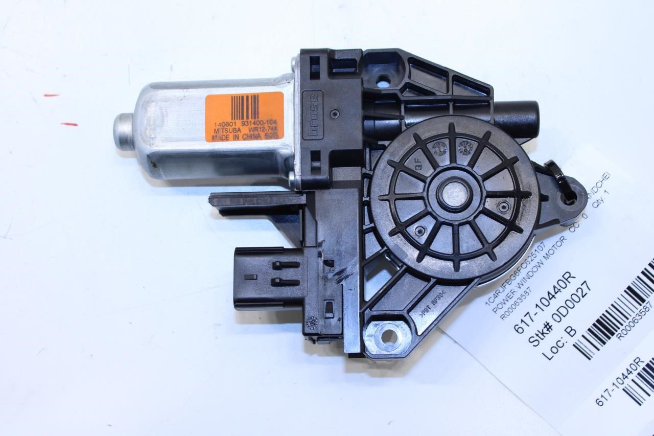 11-21 Jeep Grand Cherokee Front Right Door Window Regulator Motor 68079282AB OEM - Alshned Auto Parts