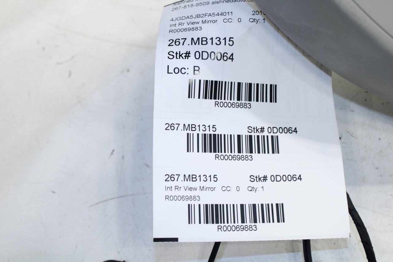 2012-2015 Mercedes-Benz ML350 Interior Rear View Mirror 166-810-04-17-7E94 OEM - Alshned Auto Parts