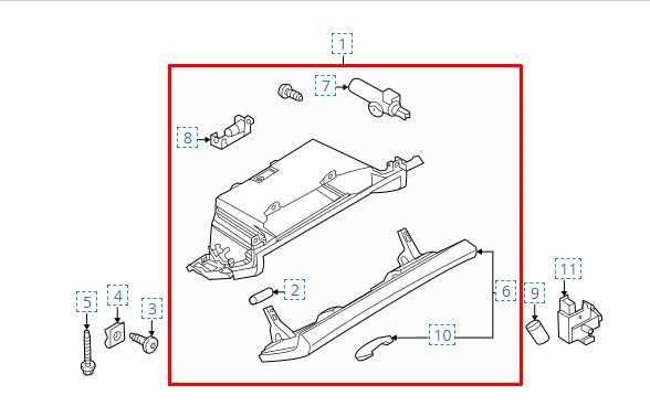 2011-2016 Porsche Panamera 4 Glove Box Storage Compartment 970-552-204-13-A11 - Alshned Auto Parts