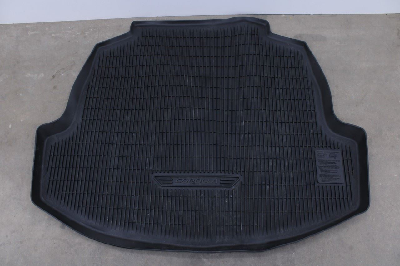 2020-24 Toyota Corolla LE 2.0L FWD Rear Trunk Cargo All-Weather Rubber Liner Mat0