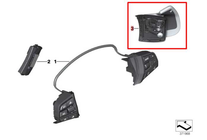 2013-15 BMW 750i xDrive 4.4L Steering Wheel Right and Left Side Paddle Shifters - Alshned Auto Parts