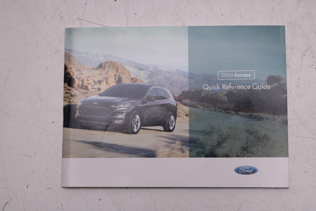 2020 Ford Escape SEL Owners Manual Set with Case LJ5J9A321AA OEM - Alshned Auto Parts
