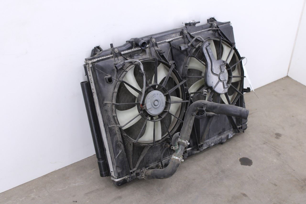 14-18 Acura MDX w/Technology Pkg 3.5L Engine Radiator w/ Cooling Fan Motor Assy3