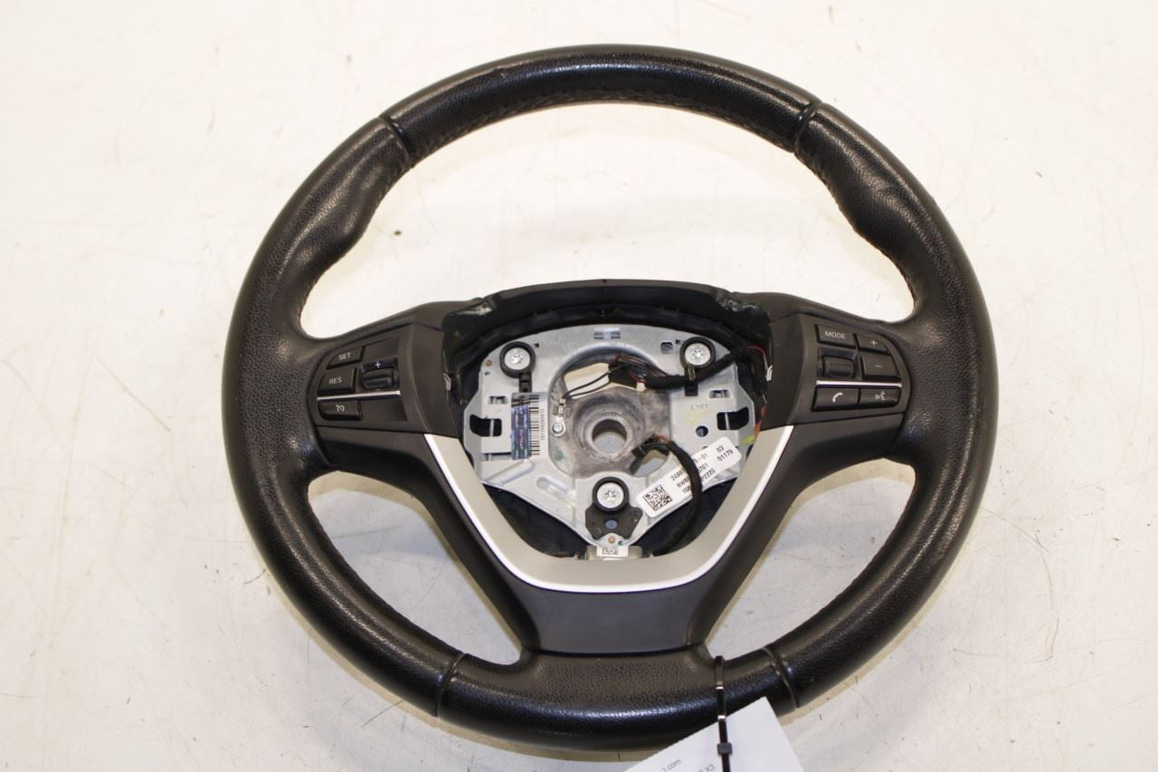 2011-2017 BMW X3 xDrive28i 2.0L AWD Steering Wheel Leather w/ Control Buttons - Alshned Auto Parts