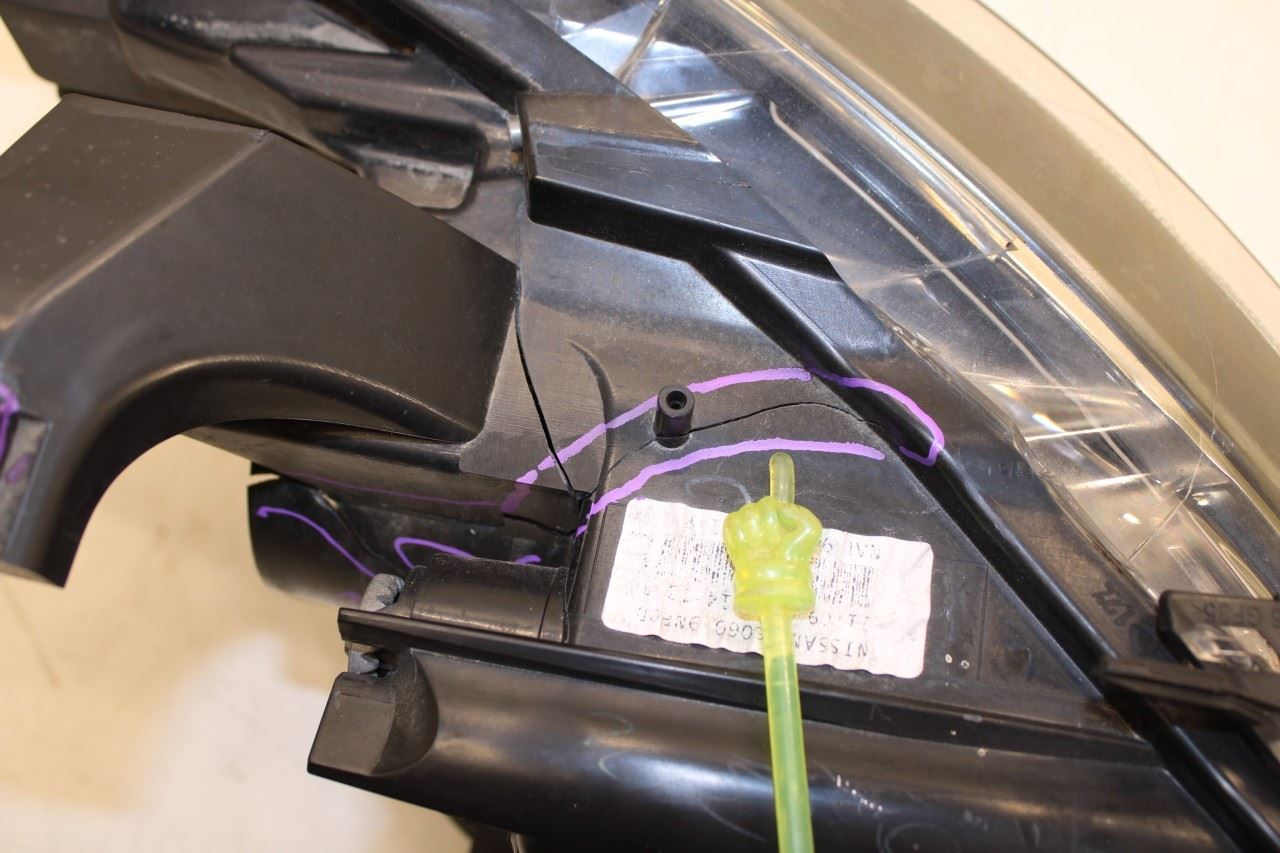 17-18 Infiniti QX60 3.5L Front Driver Side Headlight Lamp 26060-9NF0D *ReaD ASIS - Alshned Auto Parts