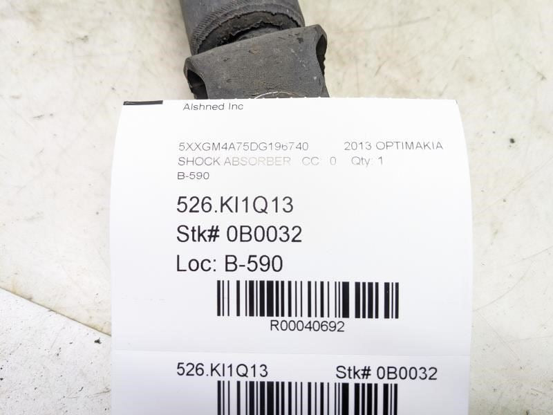 11-13 Kia Optima LX 2.4L FWD Rear Suspension Driver LH Side Shock Strut Absorber - Alshned Auto Parts