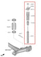 21-23 Hyundai Elantra SEL 2L FWD Rear RH or LH Shock Strut Absorber 55307-AA720 - Alshned Auto Parts