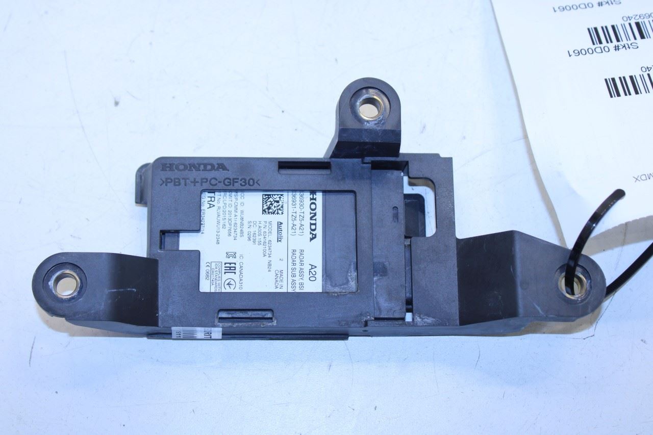 2017-2019 Acura MDX Advance Rear Right Blind Spot Detection Radar Sensor Module - Alshned Auto Parts