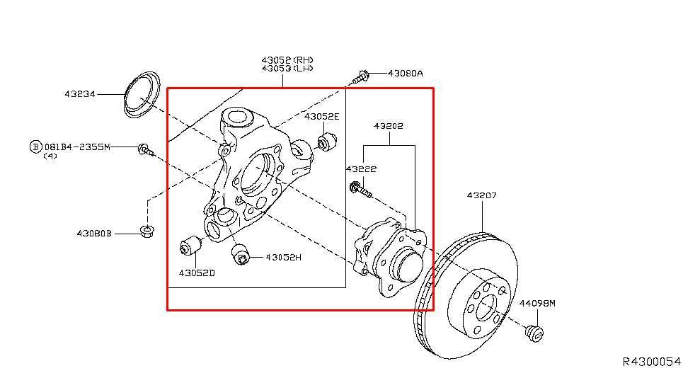 2014-19 Infiniti QX60 Rear Right Passenger Side Spindle Knuckle Hub 43018-3JA0A - Alshned Auto Parts