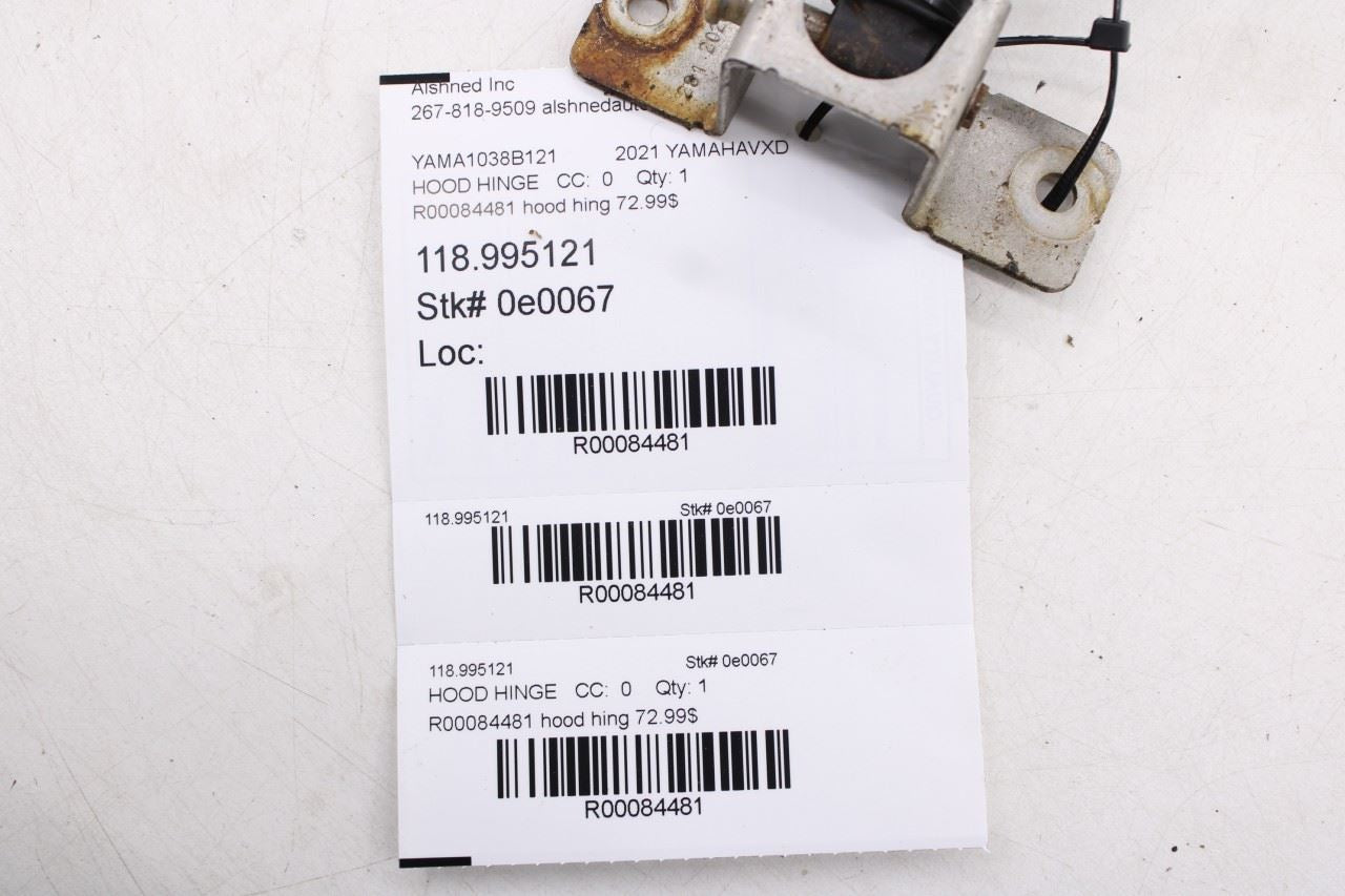 2021-2026 Yamaha VX Deluxe Hood Hinge w/ Shock Strut Dumper F4P-U515A-00-00 OEM9