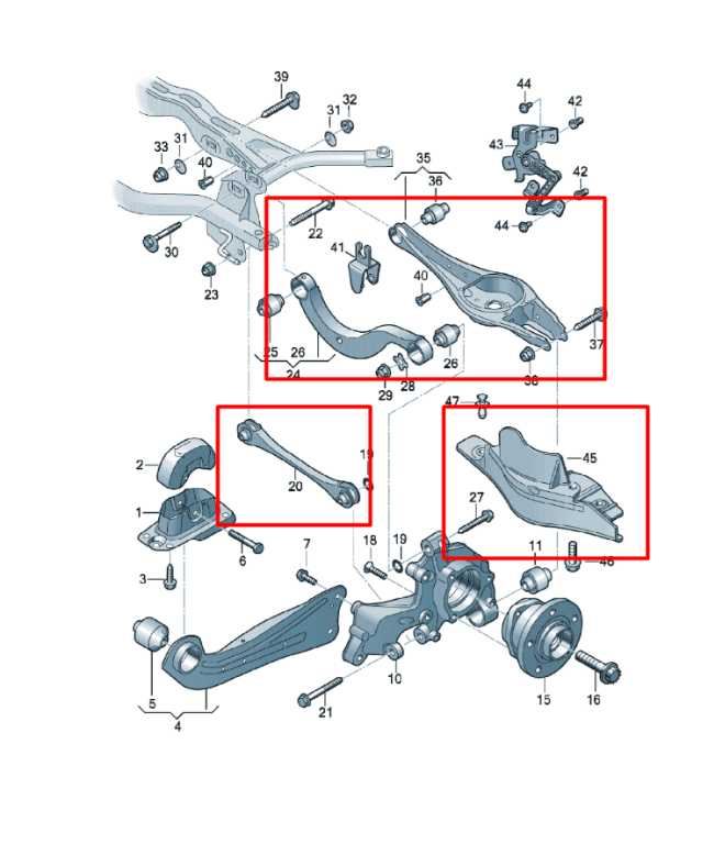 18-24 Volkswagen Atlas S AWD Rear Suspension Driver LH Side Control Arm Set of 4 - Alshned Auto Parts