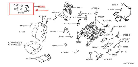 17-18 Nissan Pathfinder FR RH & LH Seat Headrest w/ HDMI R52689 AfterMarket - Alshned Auto Parts