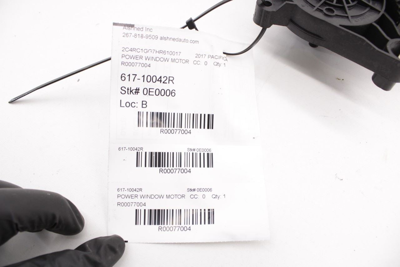 17-2024 Chrysler Pacifica Limited Rear Right Door Power Window Motor 68314760AA - Alshned Auto Parts