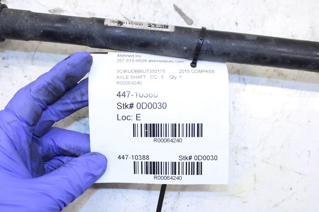18-25 Jeep Compass Latitude 4x4 Rear Right or Left CV Axle Half Shaft 68287864AB - Alshned Auto Parts