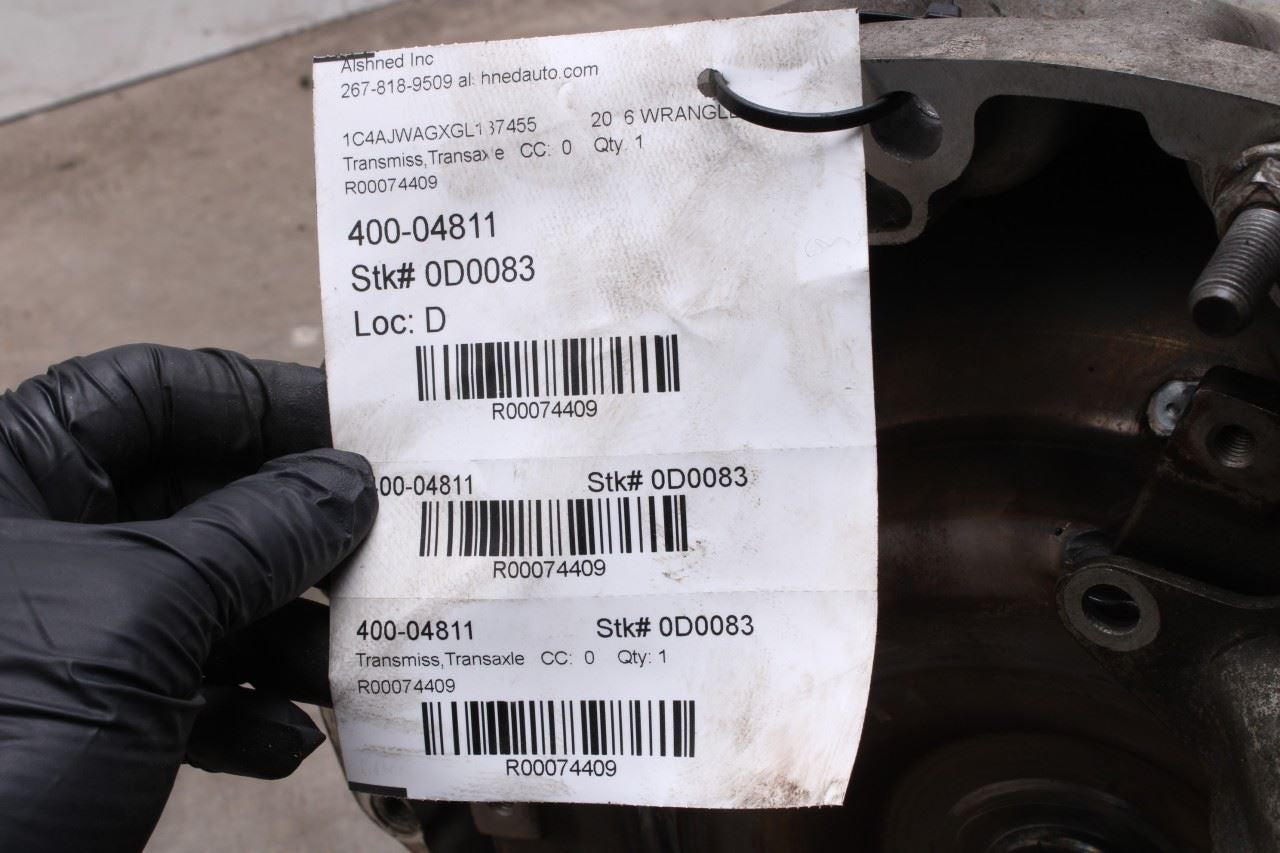 2012-18 Jeep Wrangler Sport 2dr 3.6L 4WD 5-Spd Auto Transmission 95K 52108711AD - Alshned Auto Parts