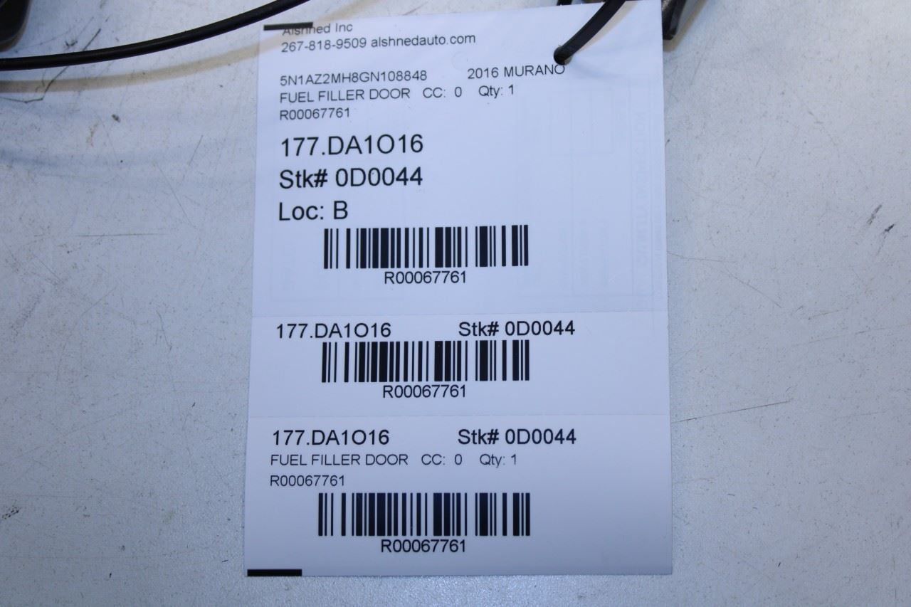 2015-2024 Nissan Murano Platinum Fuel Tank Filler Door w/ Fuel Cap G8830-5AABA - Alshned Auto Parts