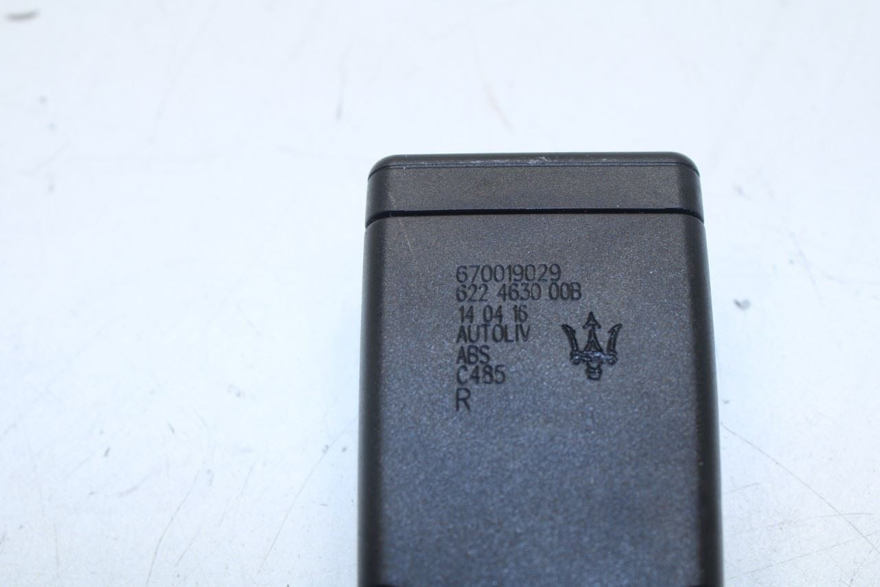 2017-21 Maserati Ghibli Rear RH and LH Side Center 2nd Row Seat Belt Buckle Set - Alshned Auto Parts