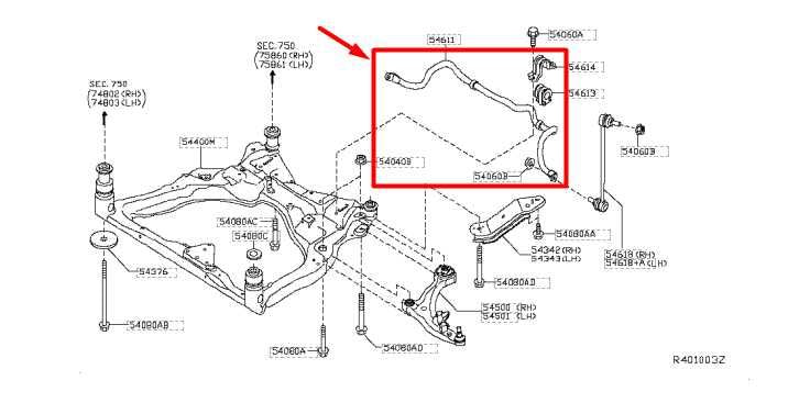 2014-2020 Infiniti QX60 Front Stabilizer Sway Anti Roll Bar 54611-3JA0B OEM - Alshned Auto Parts
