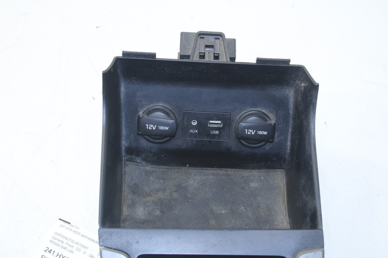 19-20 Hyundai Elantra SEL Console Shifter Knob Bezel Trim w/ Storage Tray *ReaD* - Alshned Auto Parts
