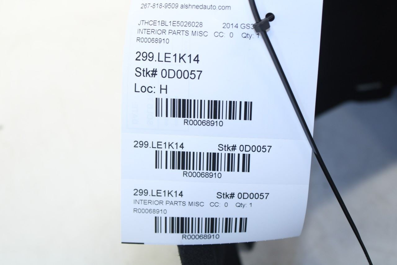 2013-20 Lexus GS350 Rear Left Side Trunk Quarter Panel Trim Cover 64722-30271-C0 - Alshned Auto Parts