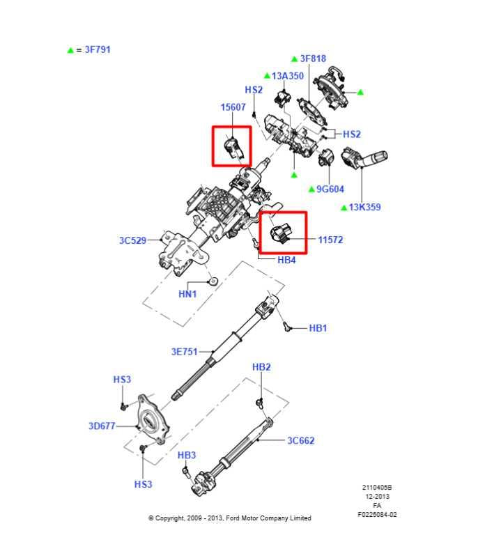 11-22 Ford F250 Lariat Crew Cab Ignition Switch Lock Cylinder w/ Remote Fob Key - Alshned Auto Parts