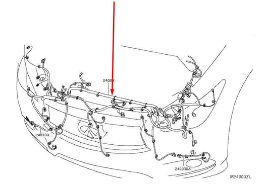2016-2019 Infiniti QX60 Front End Sub Wire Wiring Harness 24023-9NJ0C OEM - Alshned Auto Parts