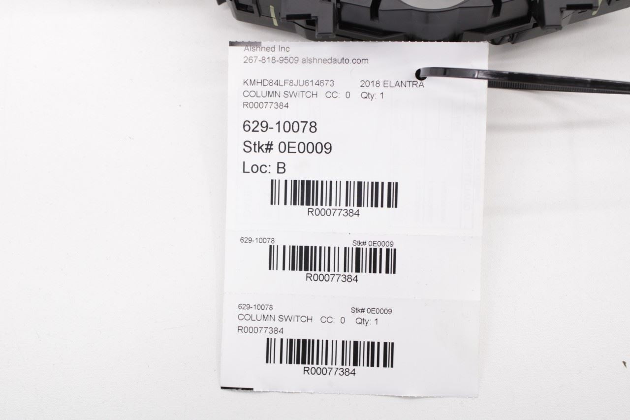 16-18 Hyundai Elantra Steering Column Light Turn Signal Wiper Switch 93401-F2501 - Alshned Auto Parts