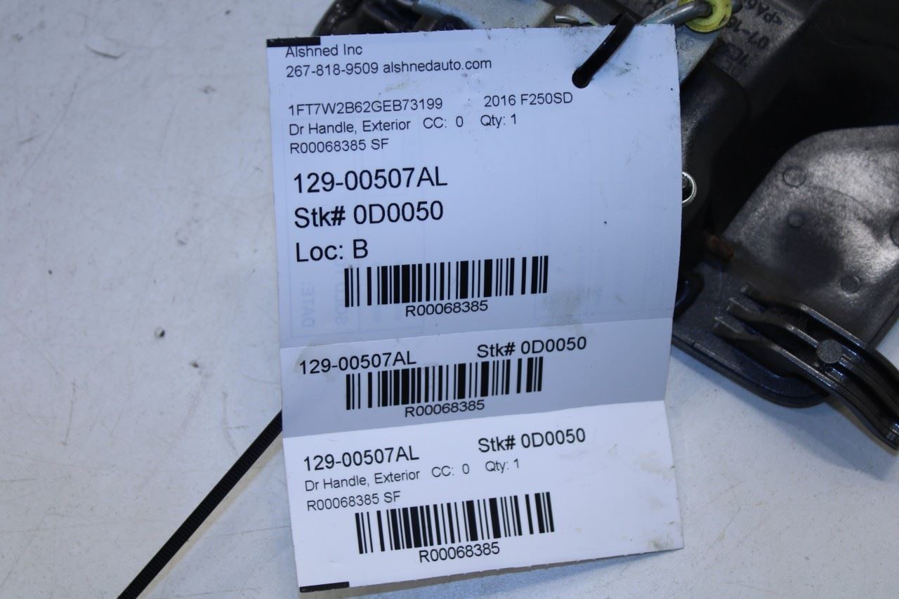 05-16 Ford F250 Lariat Crew Cab 6.2L Rear Driver Left Side Door Exterior Handle - Alshned Auto Parts