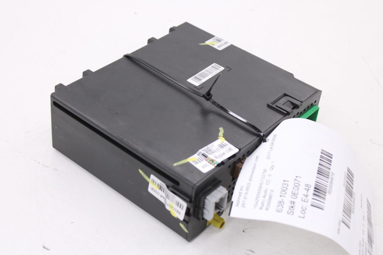 2017-2018 Buick Lacrosse Premium Fujitsu Ten Satellite Radio Receiver 84102334 - Alshned Auto Parts
