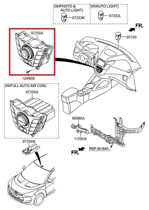 15-17 Hyundai Veloster Turbo Dash AC Heater Control Panel 97250-2V012-BPD *ReaD* - Alshned Auto Parts