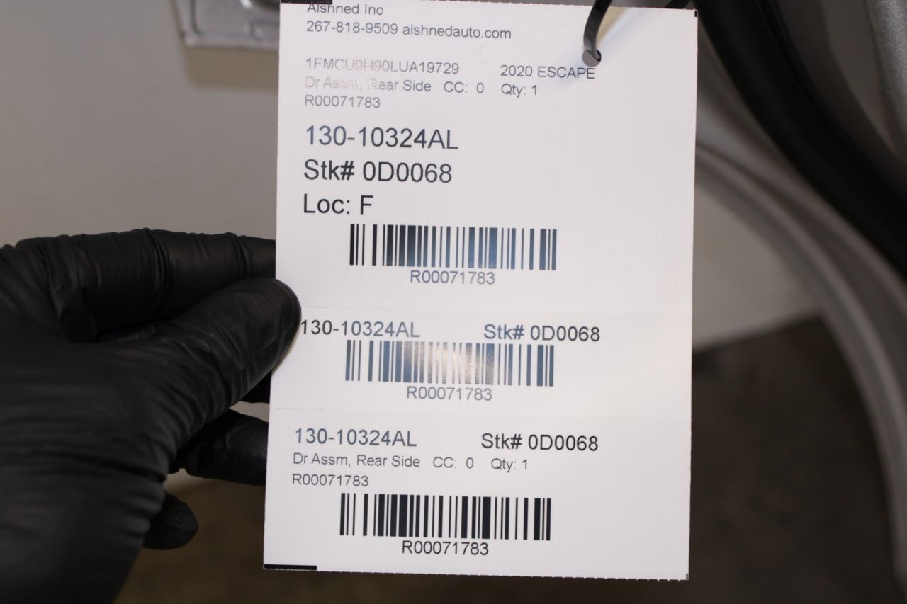 2020-2025 Ford Escape Rear Left Driver Side Door Shell Panel LJ6Z-7824631-A OEM - Alshned Auto Parts