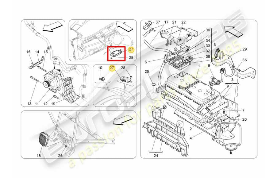 2017-21 Maserati Ghibli 3.0L Voltage Stabilizer Power Inverter Module 675000786 - Alshned Auto Parts
