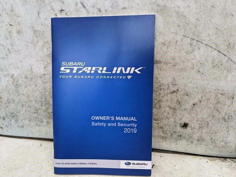 2019 Subaru Crosstrek Owners Manual Set with Case MSA5M1907A OEM - Alshned Auto Parts