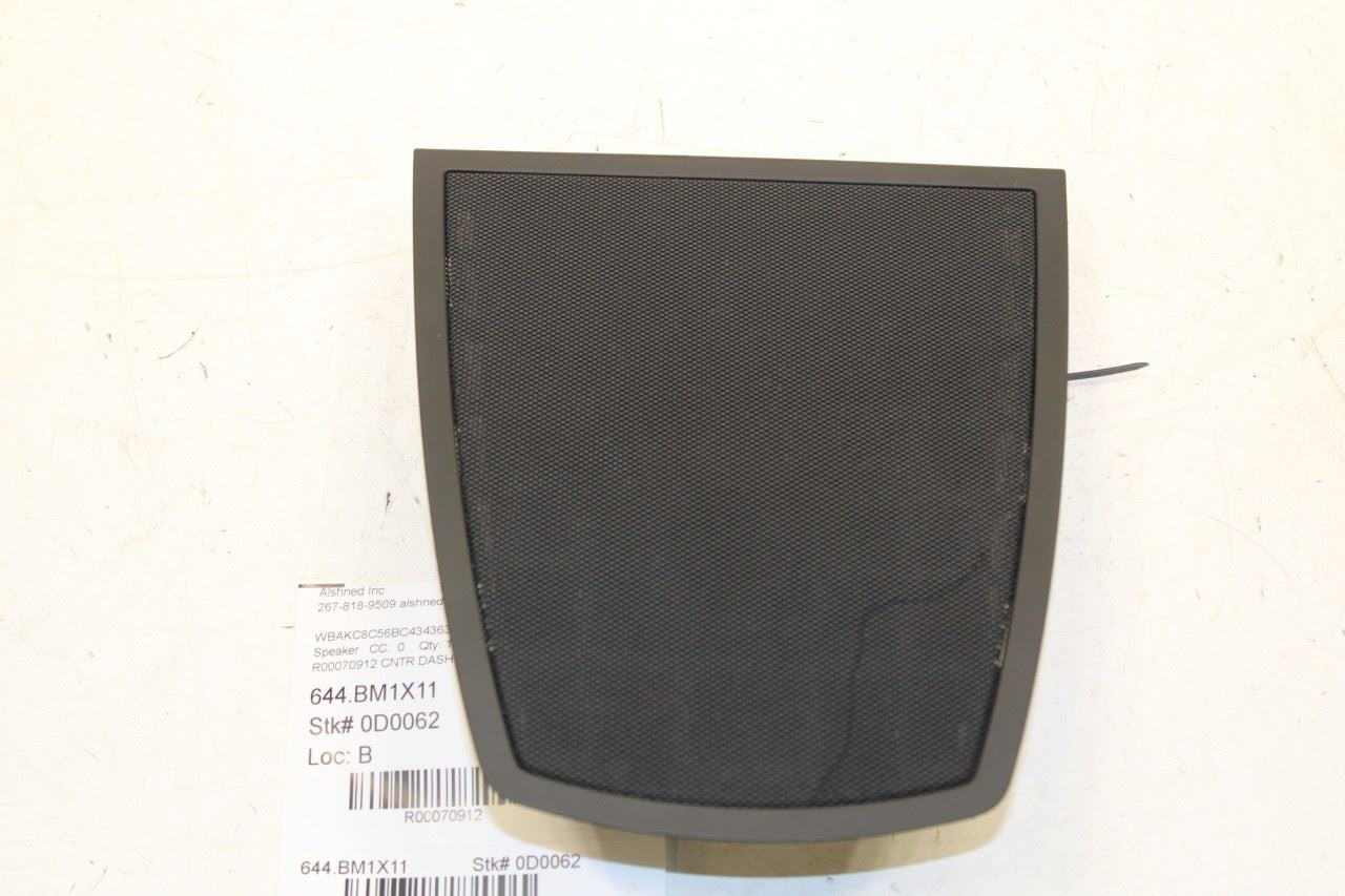 10-15 BMW 750Li xDrive Dash Instrument Panel Center Speaker w/ Trim 65139141501 - Alshned Auto Parts